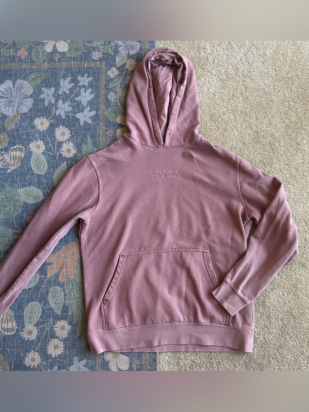 RVCA Rose Mauve Pullover Hoodie